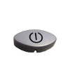 Gomb inox (On-Off) Indesit IDE1000 mosogatógép alkatrész-1