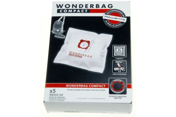 Porzsák Wonderbag 5db Rowenta porszívó alkatrész-1