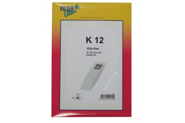 Porzsák K12 3db KÄRCHER MV6PPREMIUMEU Porszívó alkatrész-1