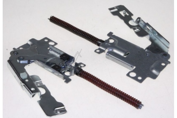 Zsanér készlet (jobb + bal) (eredeti) IKEA RDW60 mosogatógép alkatrész-1